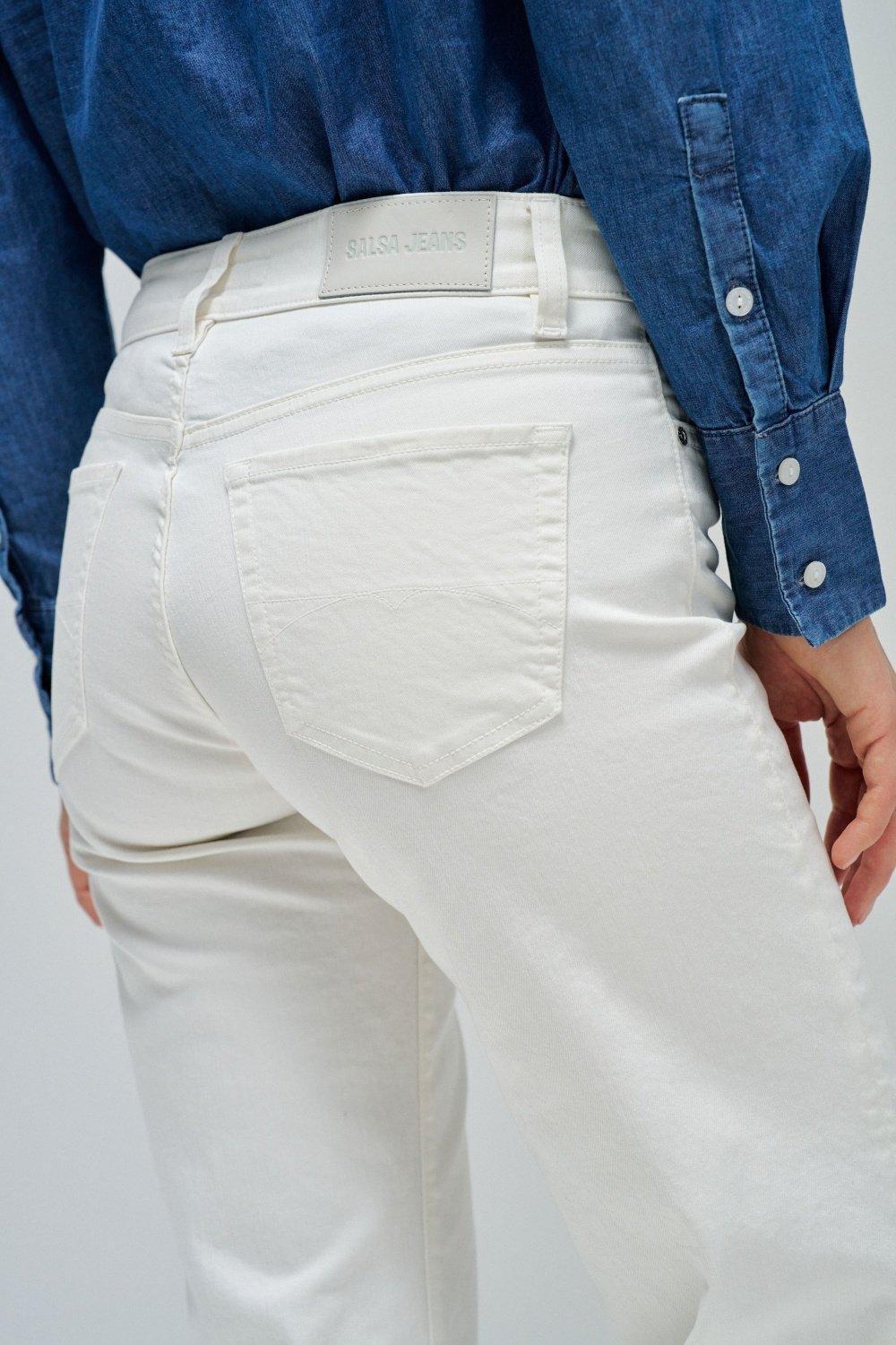 Plain Ankle-Length Jeans, , large image number 4