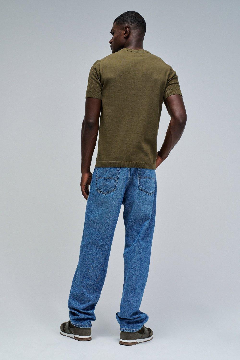 Textured T-Shirt, Green, large image number 3