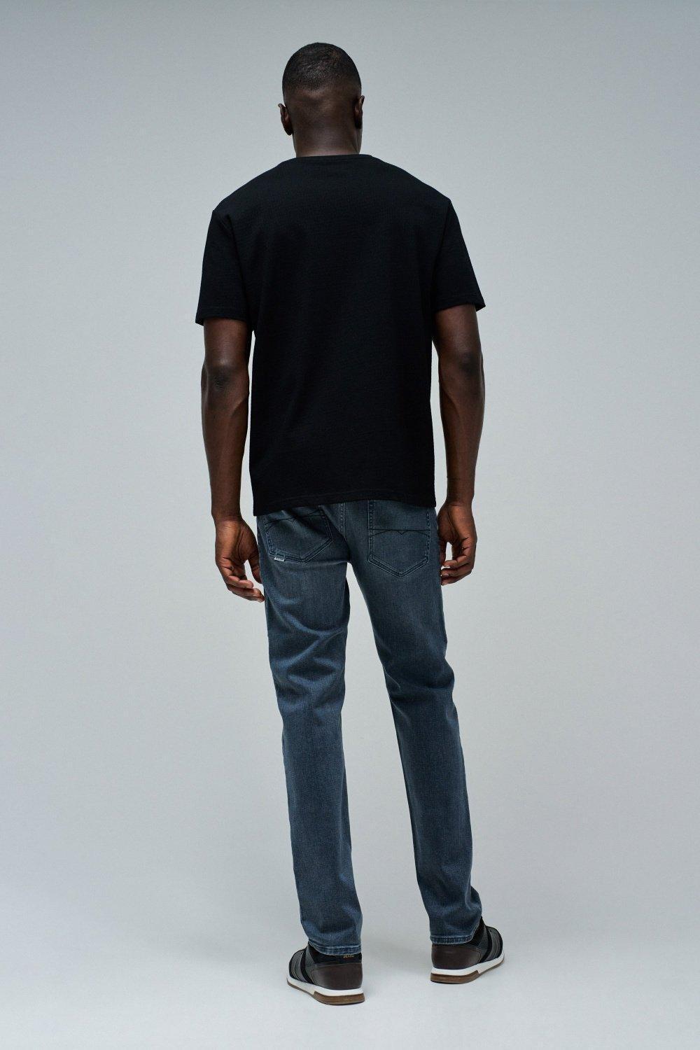 Black Textured T-Shirt With Pocket, , large image number 3