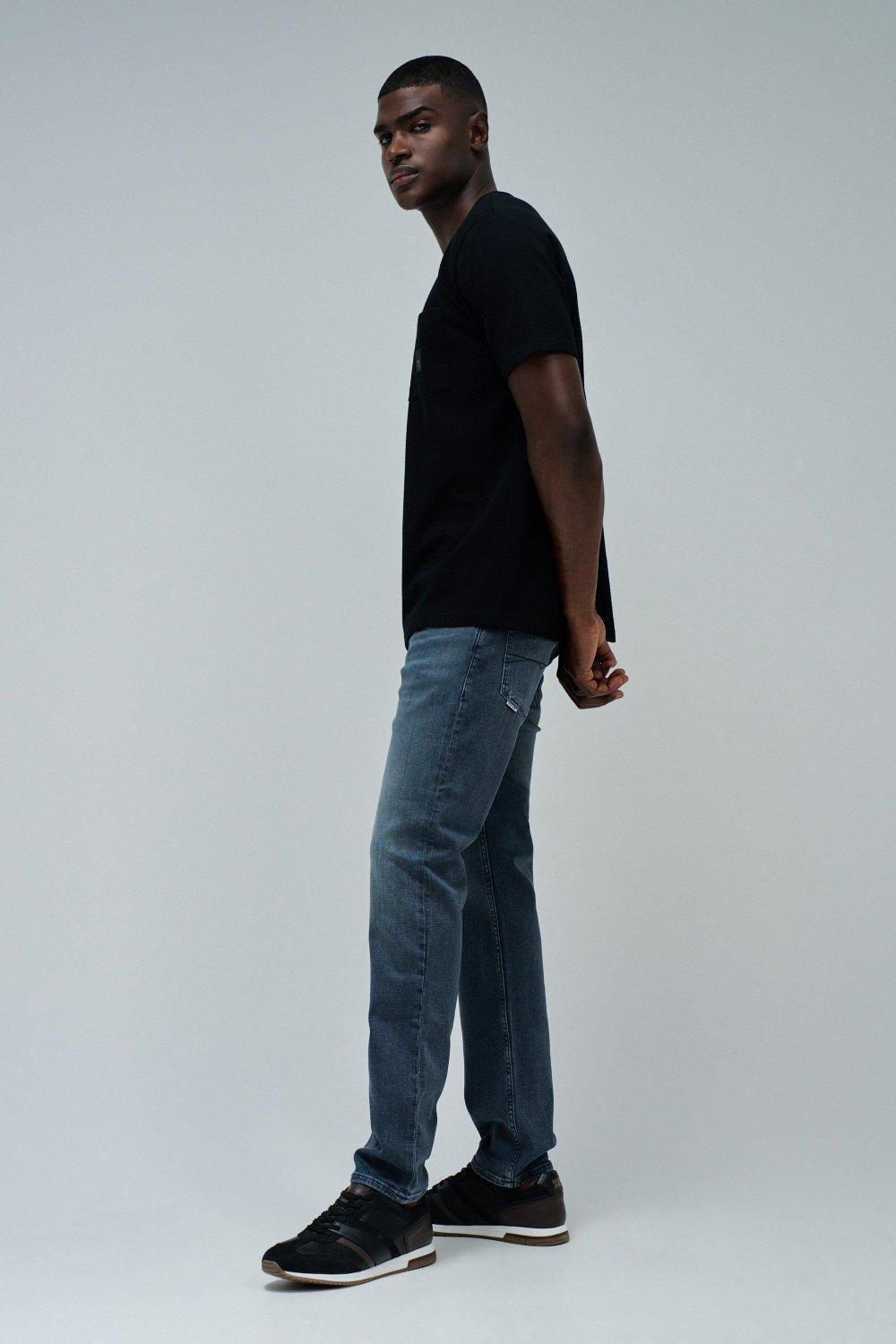 Textured T-Shirt With Pocket, Black, medium