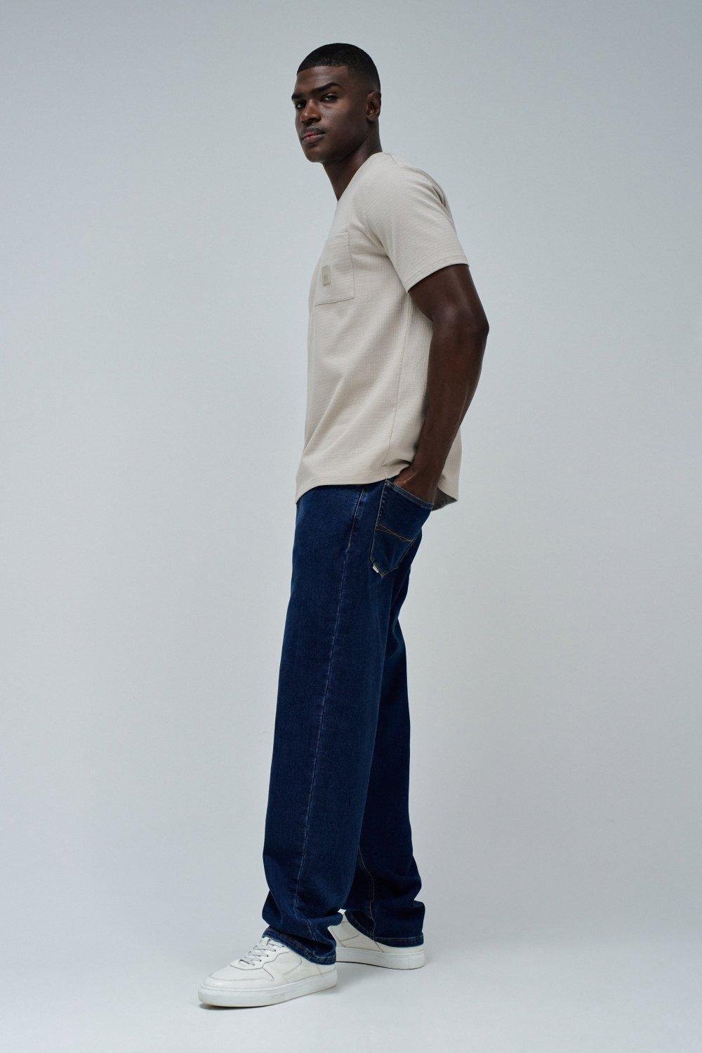 Textured T-Shirt With Pocket, Cream, medium