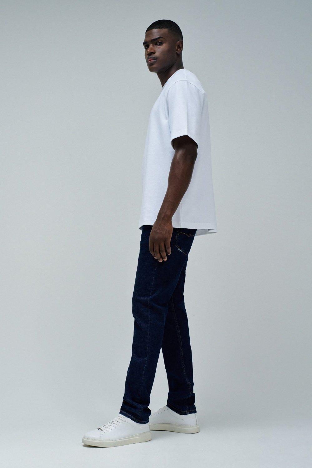 T-Shirt Relaxed Fit Special Embroidery, White, medium