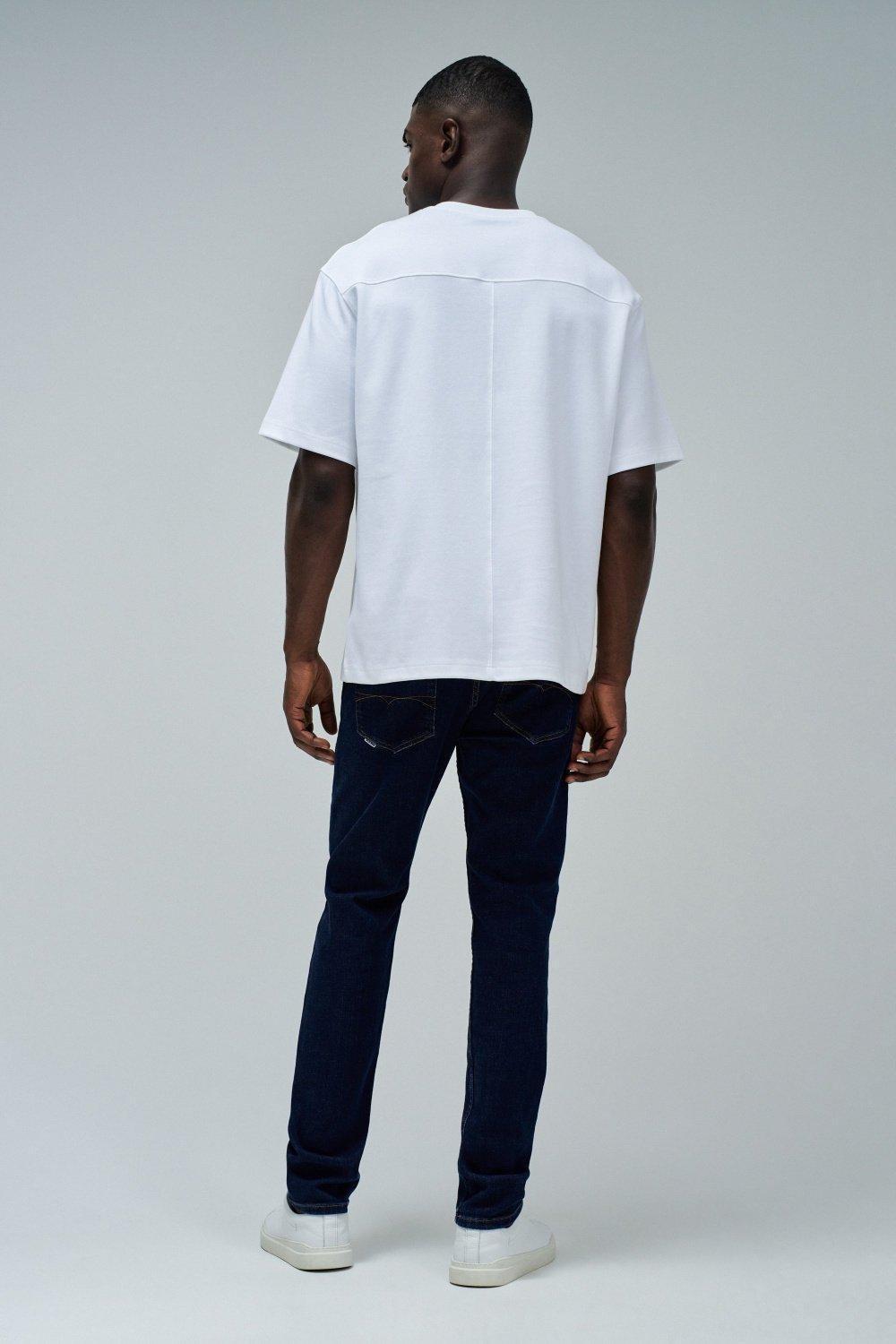 T-Shirt With Branding, White, large image number 3