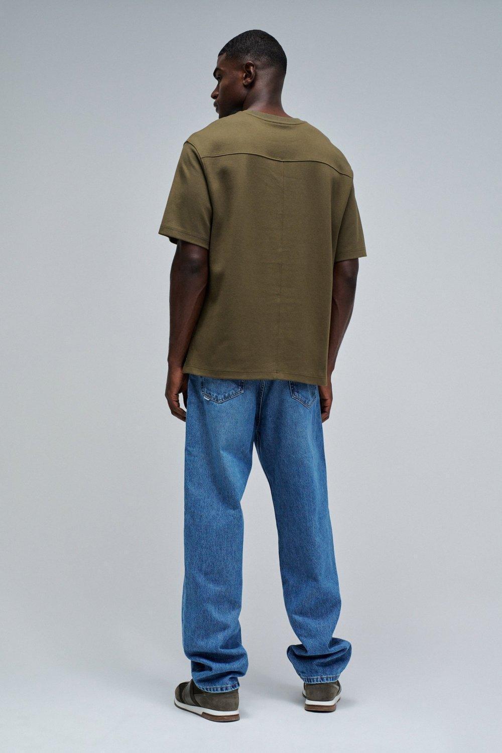 T-Shirt With Branding, Green, large image number 3