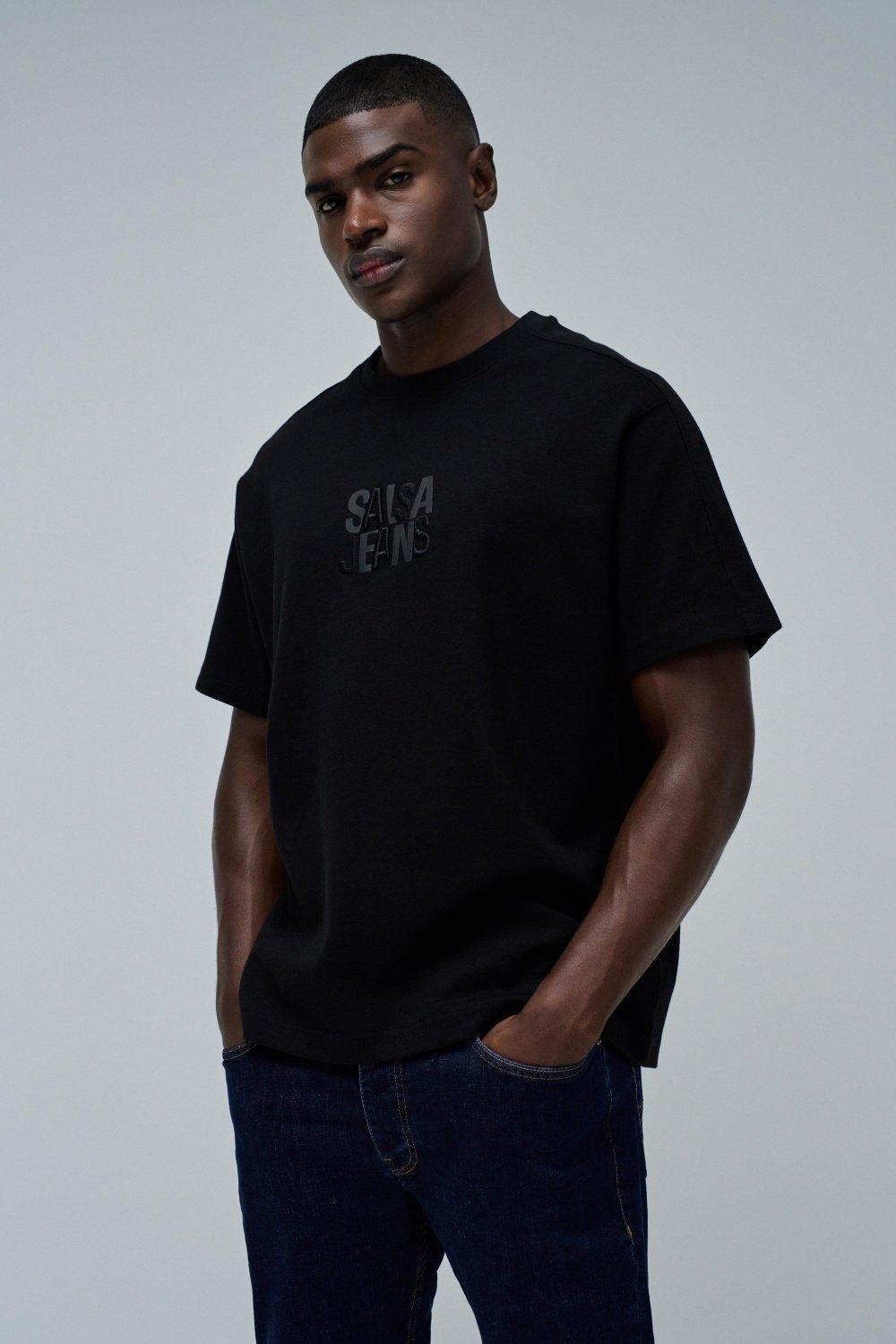 Branding T-Shirt, Black, medium