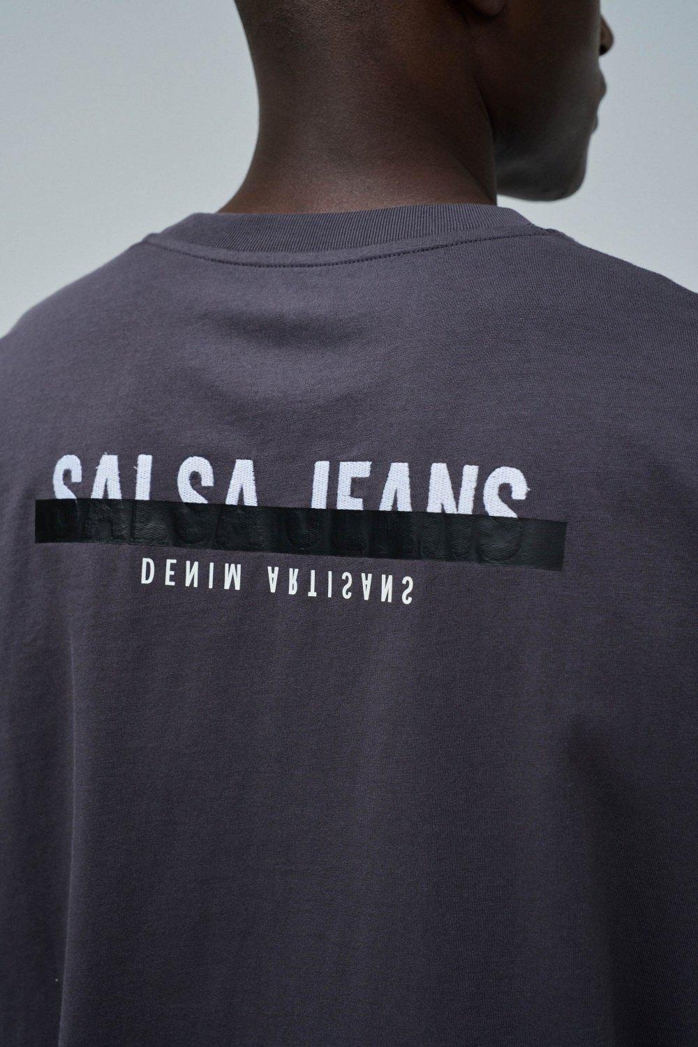 T-Shirt Relaxed Fit Back Print&nbsp;, Black, large image number 4