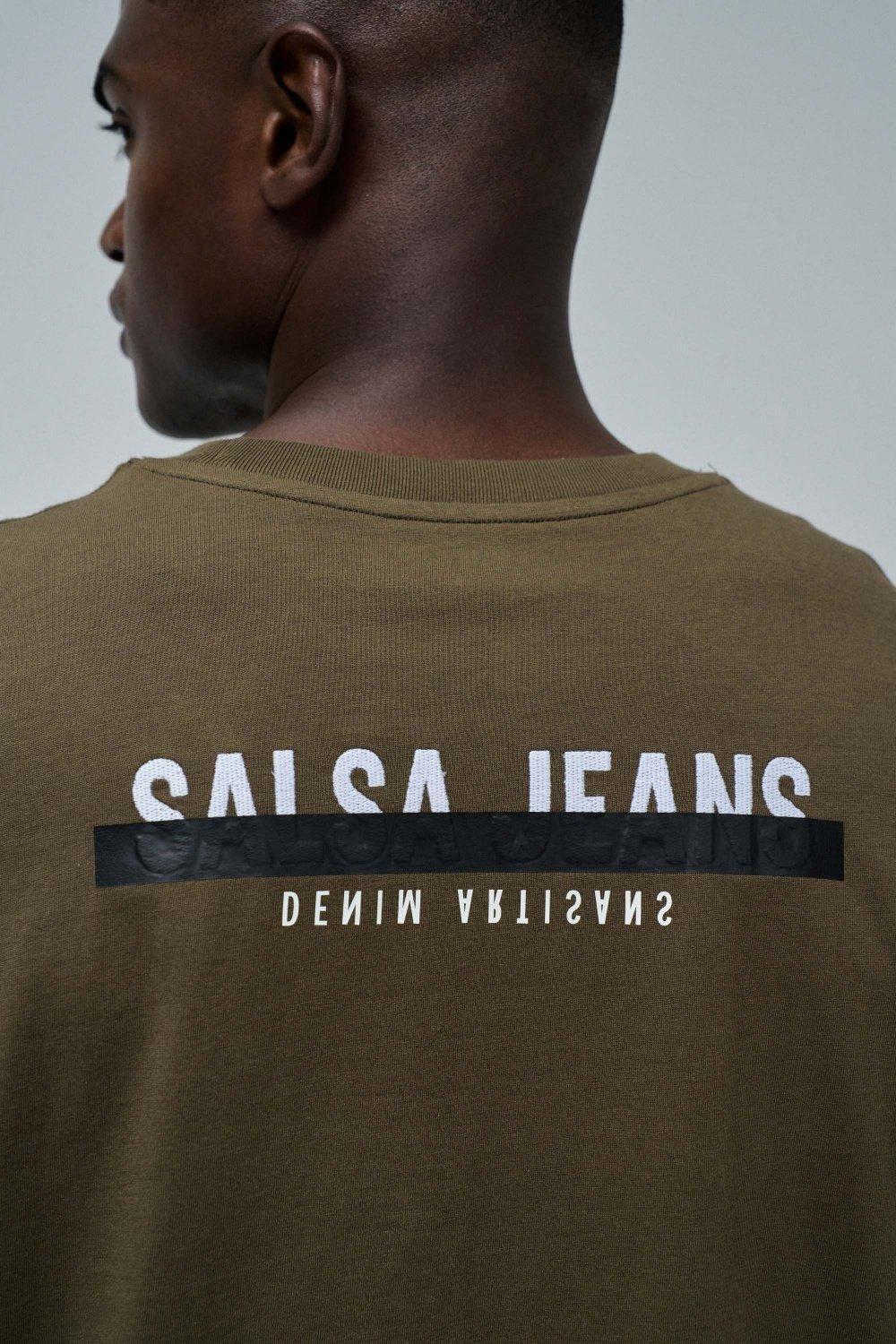 T-Shirt Relaxed Fit Back Print&nbsp;, Green, large image number 4