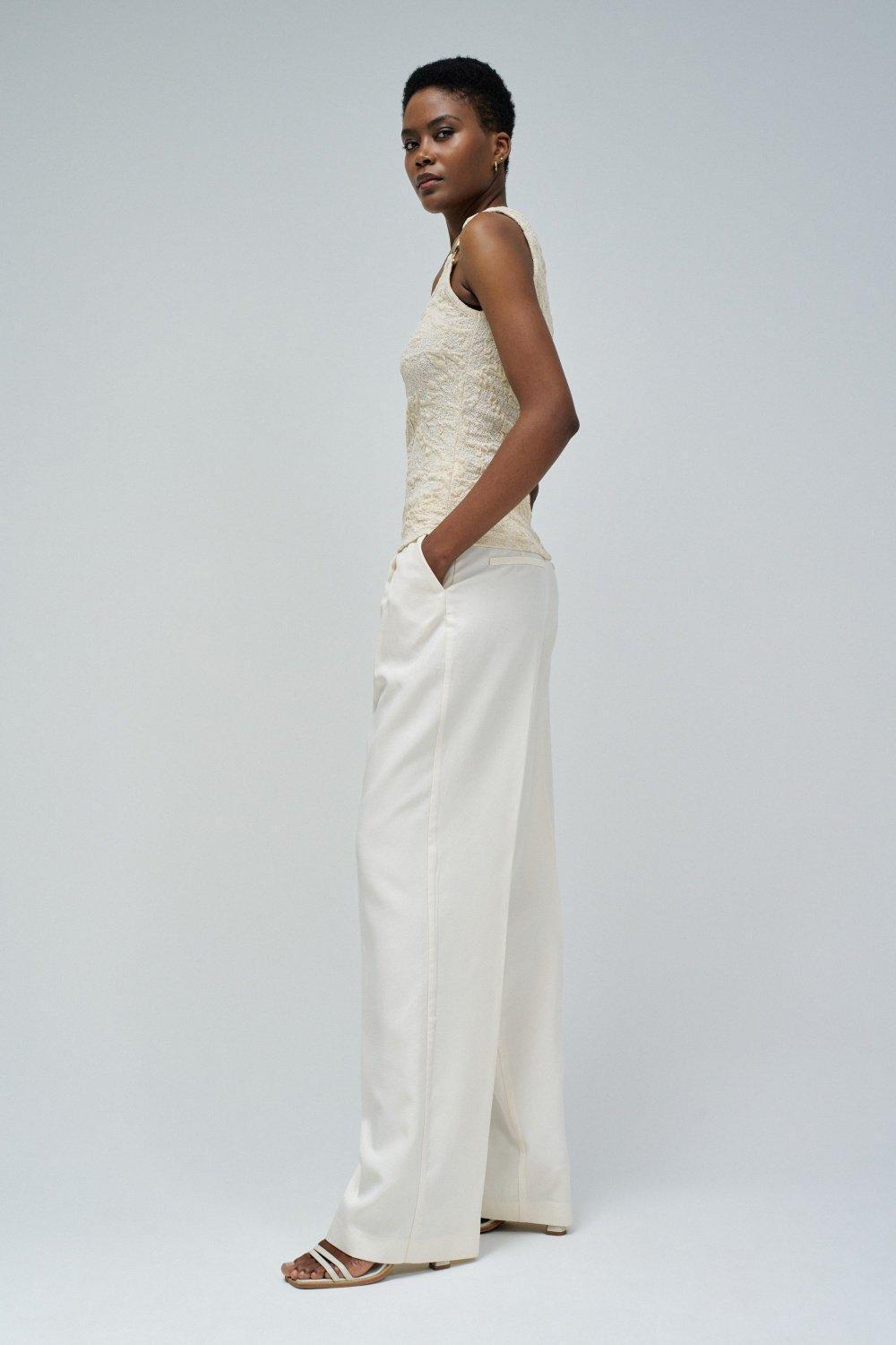 Textured Top , Beige, medium