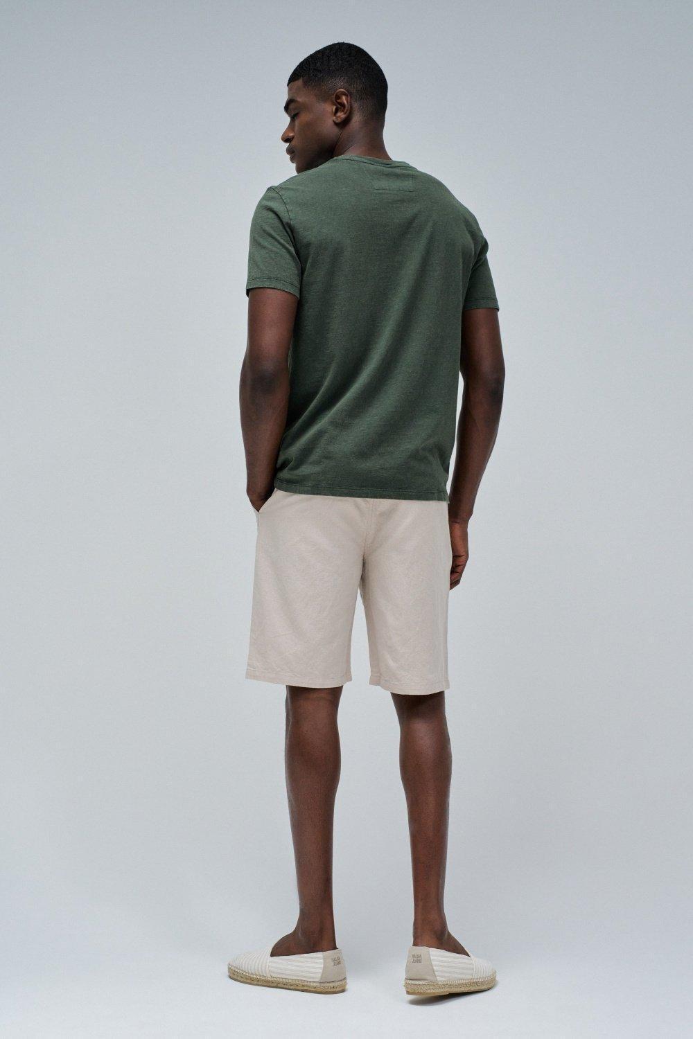 T-Shirt With Branding , Green, large image number 3