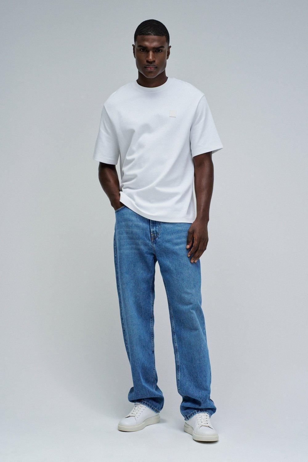 Loose Fit Jeans, Blue, large image number 1