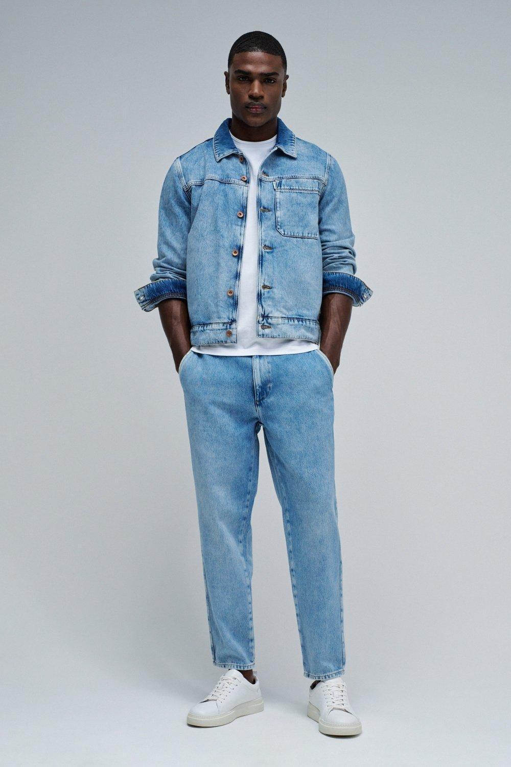 Lightdenim Trench Coat, Blue, medium