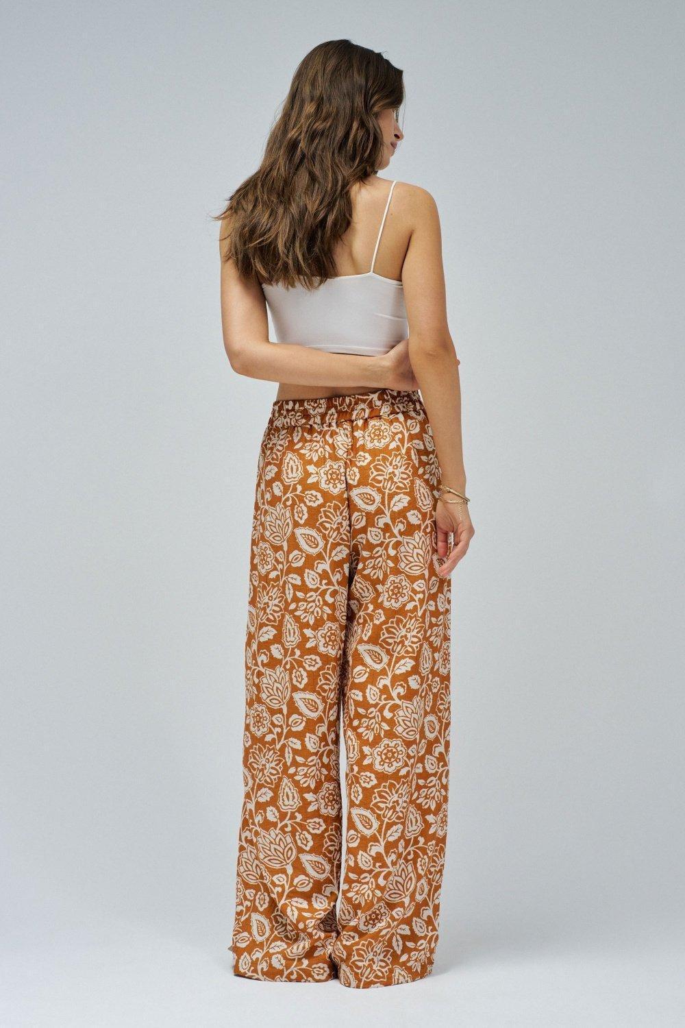 Orange Flowing Pants, , large image number 3