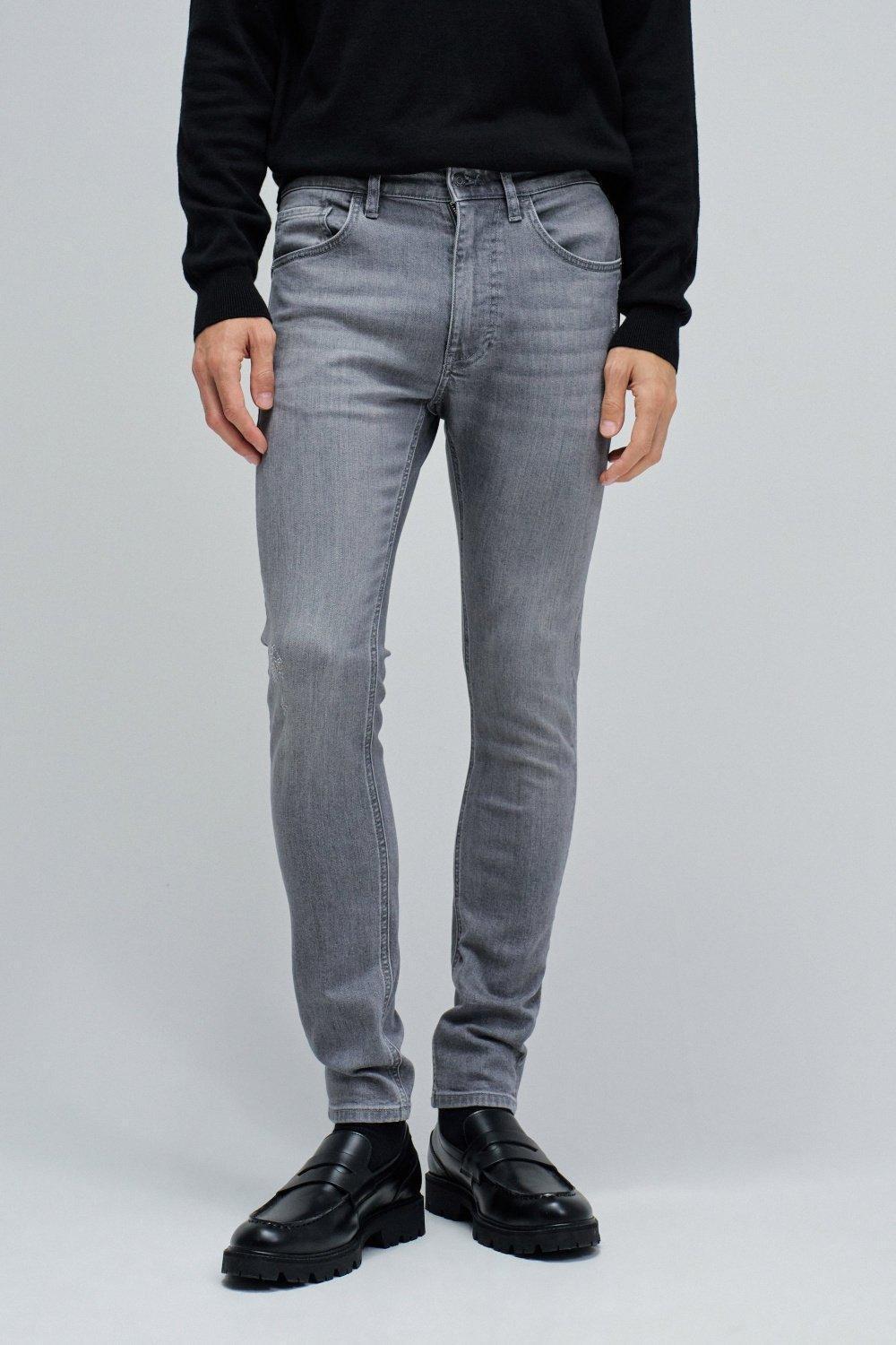 Skinny Fit Jeans, Grey, large image number 0