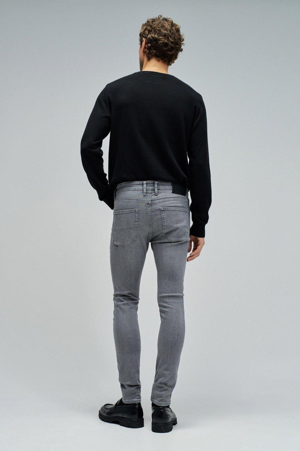Skinny Fit Jeans, Grey, large image number 3