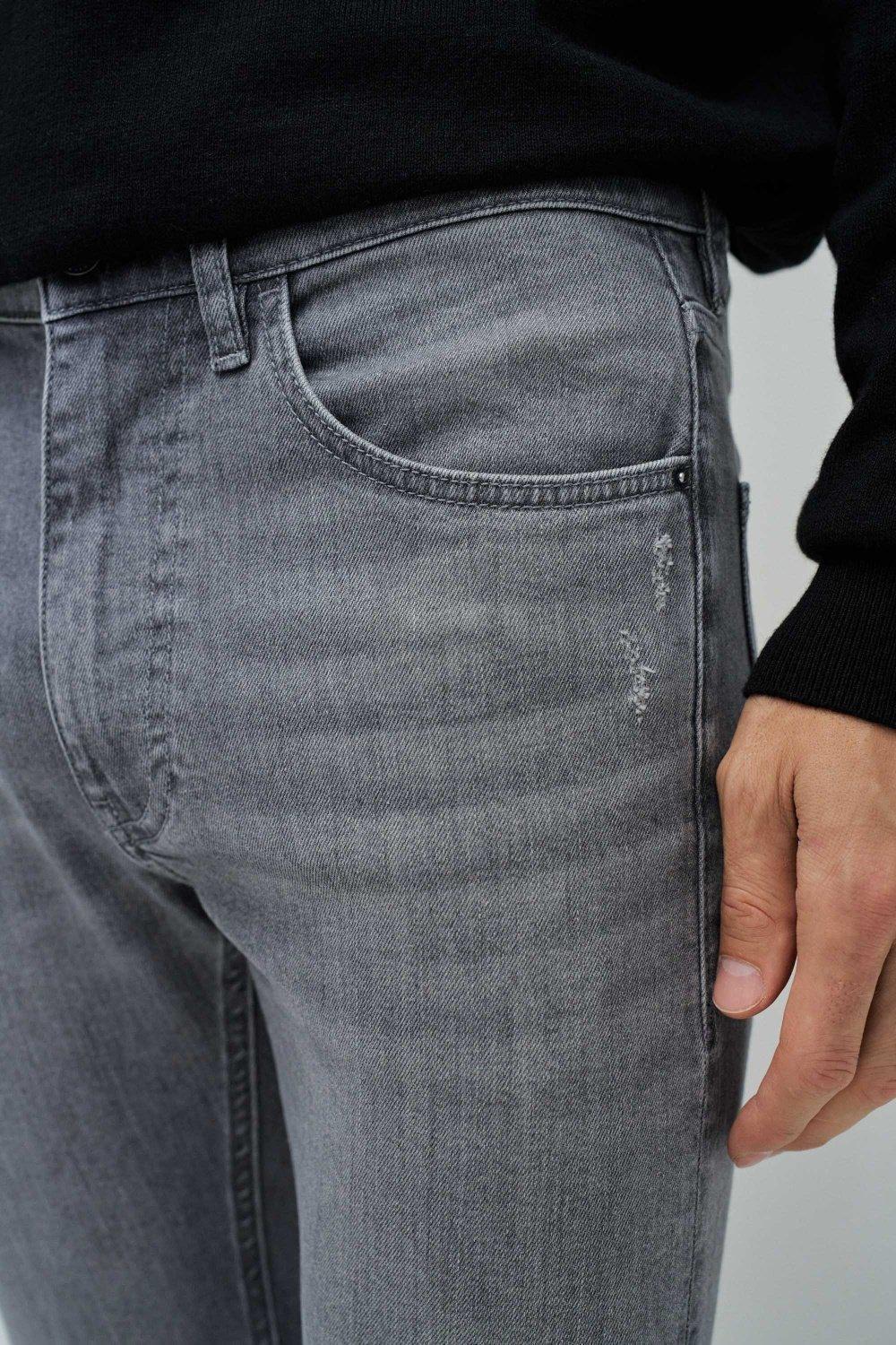 Skinny Fit Jeans, Grey, large image number 4