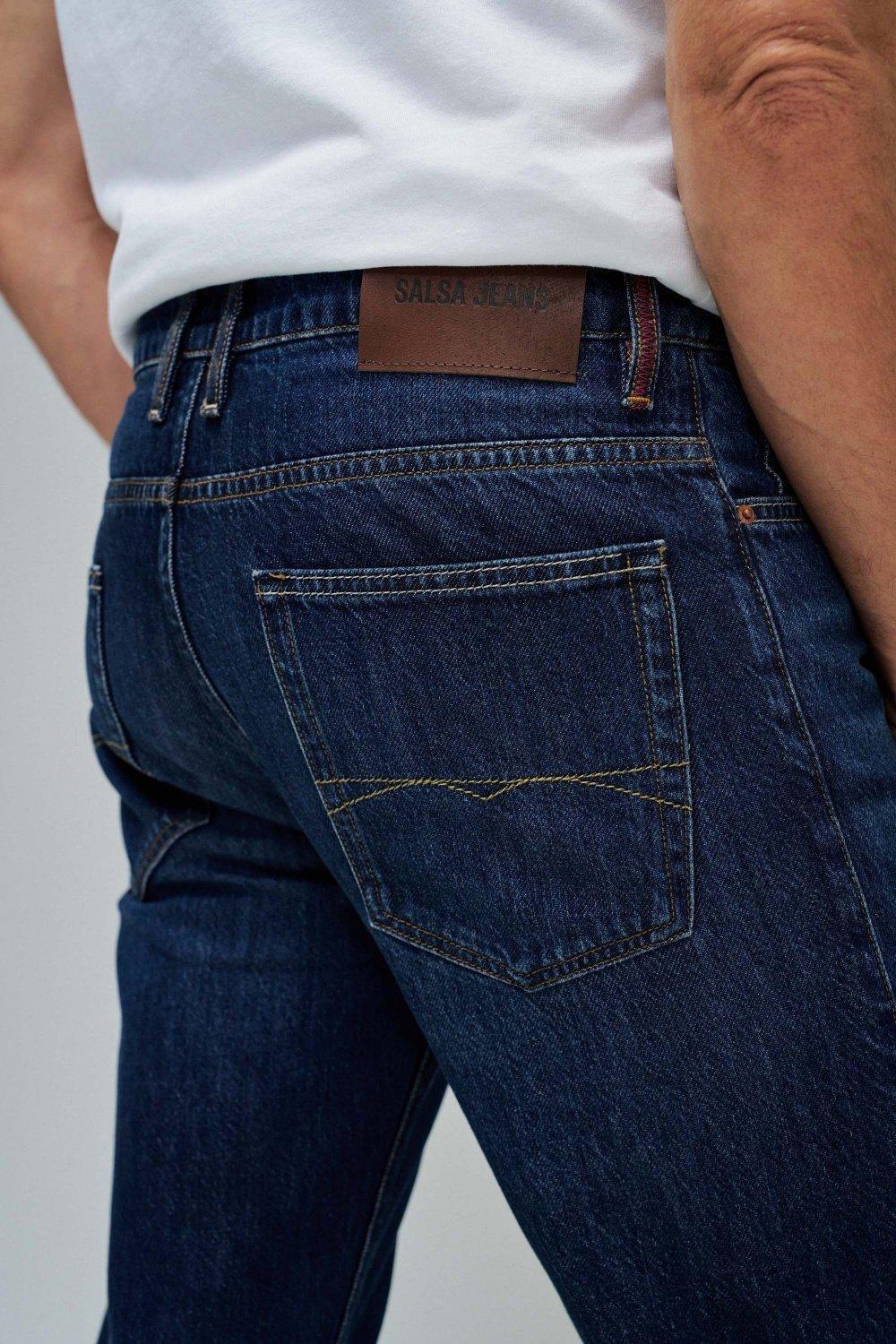 Regular Fit Jeans, Navy, large image number 4