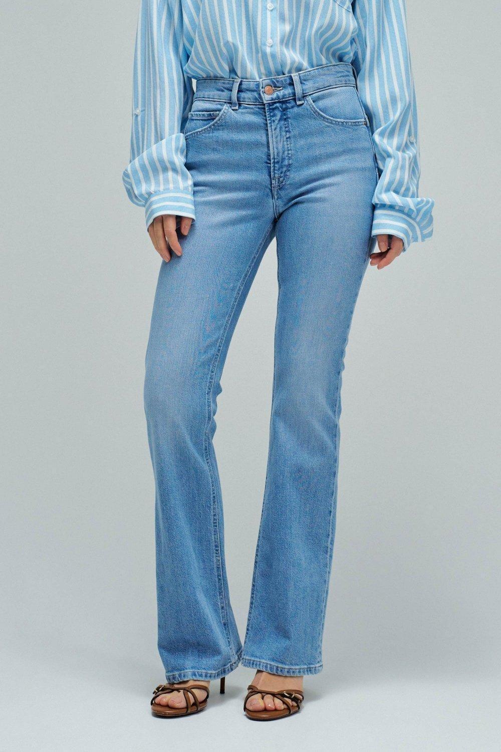 Faith Push In Bootcut Jeans, Blue, medium
