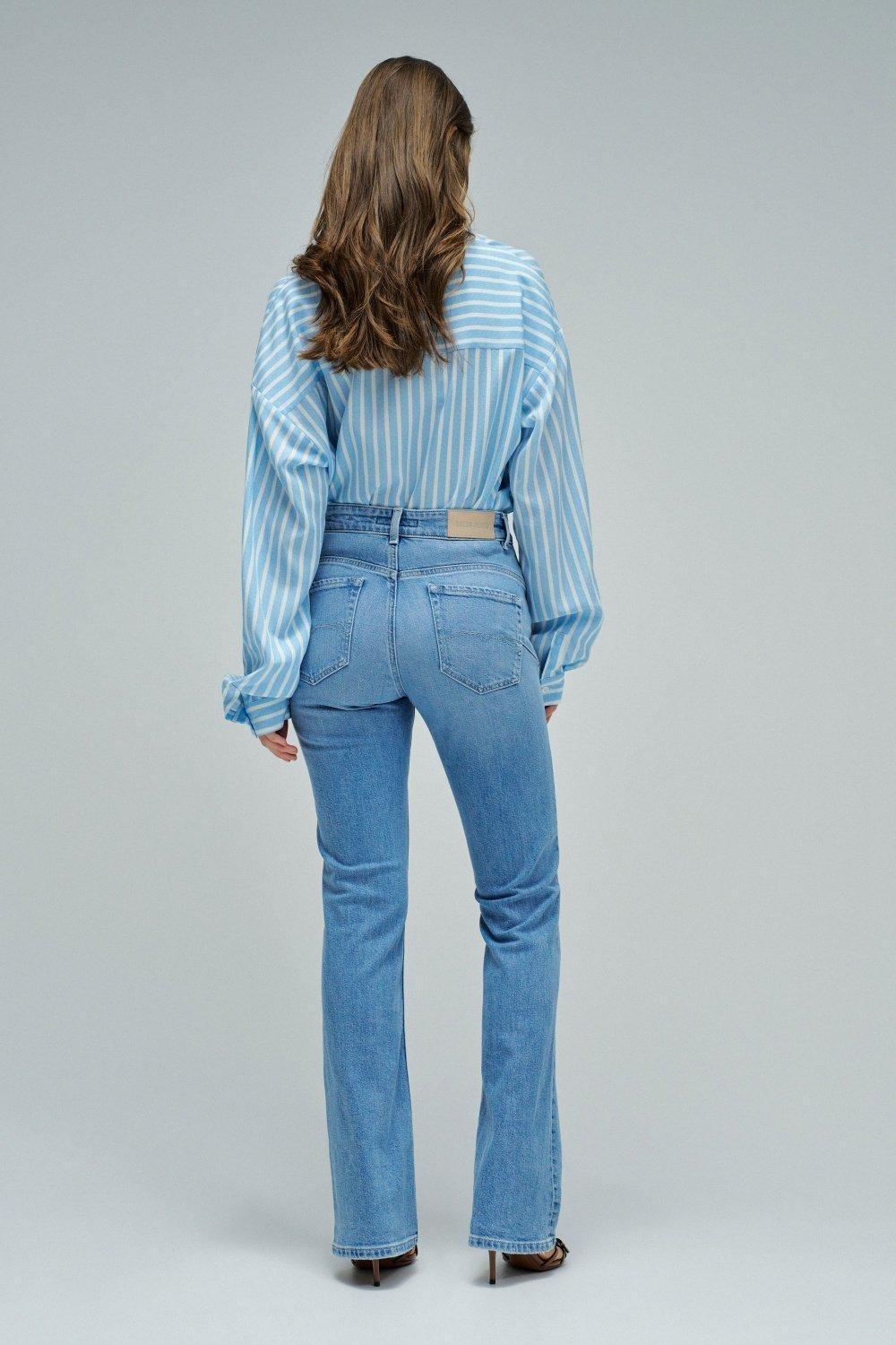 Faith Push In Bootcut Jeans, Blue, large image number 3