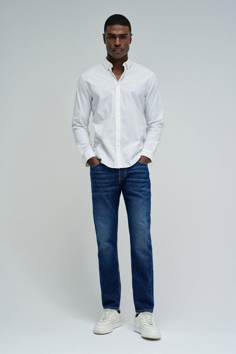 Slim Fit Jeans, Blue, medium