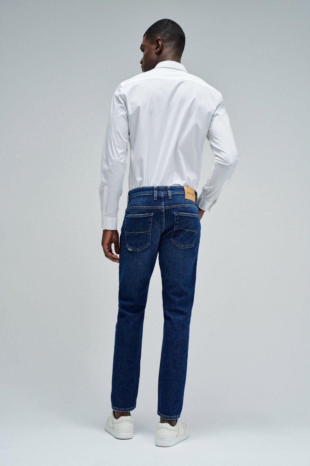 Slim Fit Jeans, Blue, large image number 3