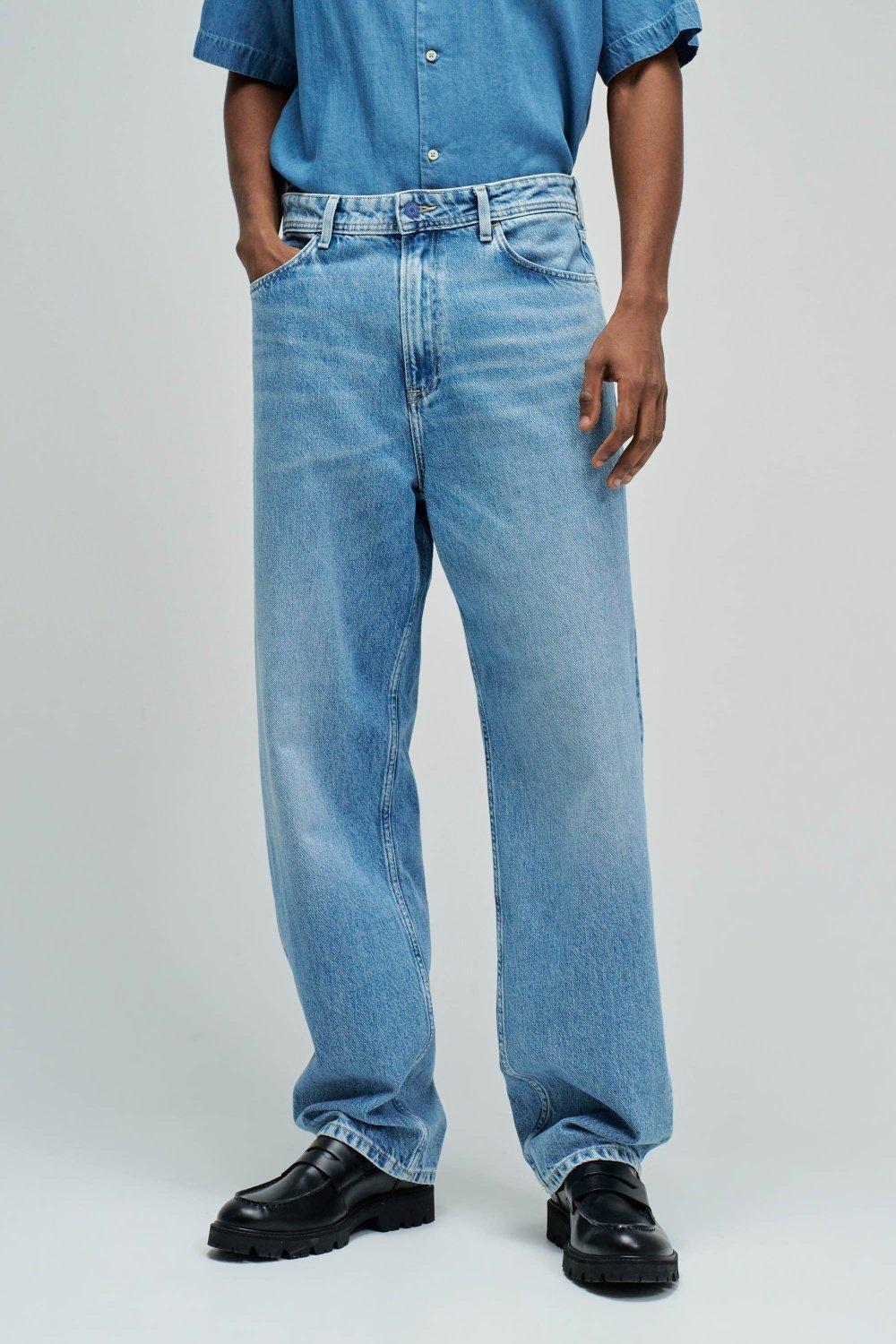 Loose Fit Jeans, Blue, large image number 0