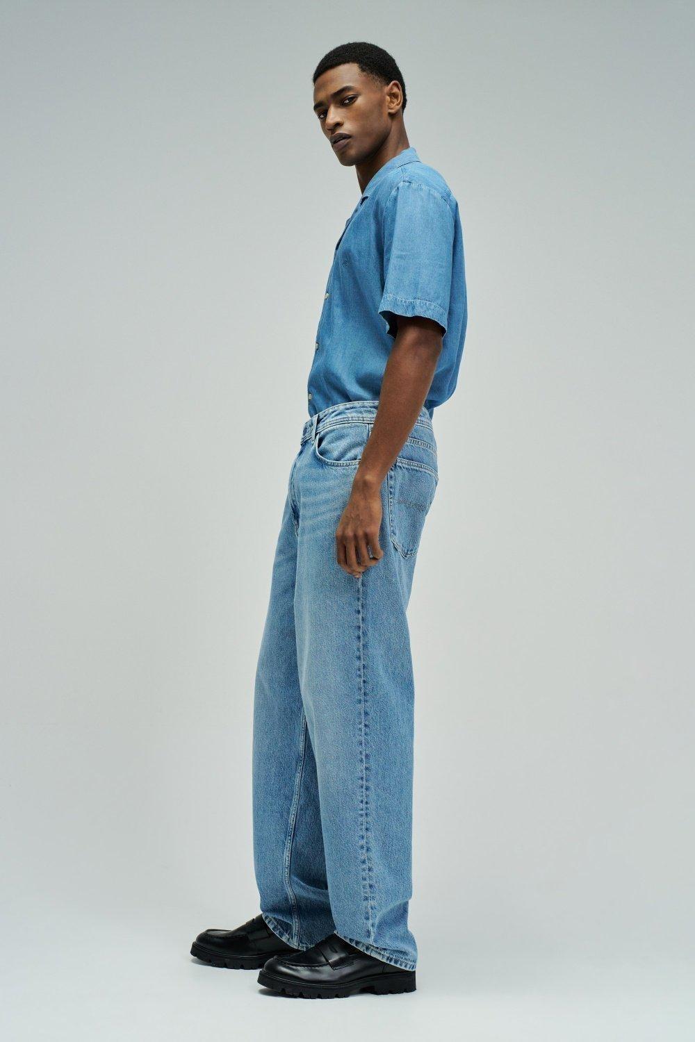 Loose Fit Jeans, Blue, medium