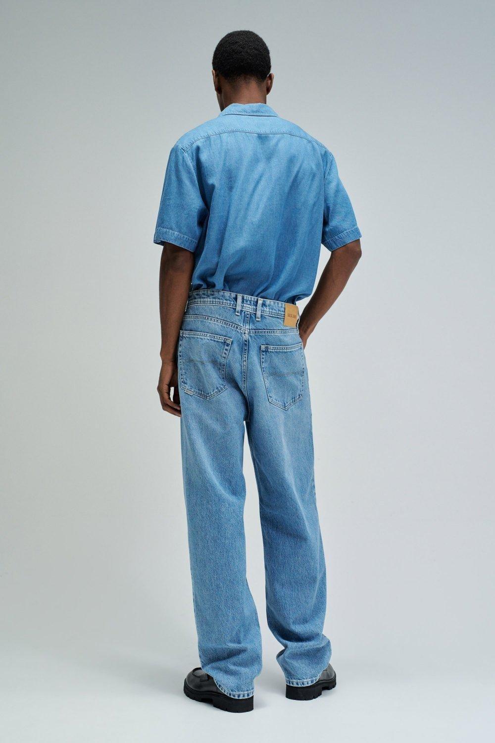Loose Fit Jeans, Blue, large image number 3
