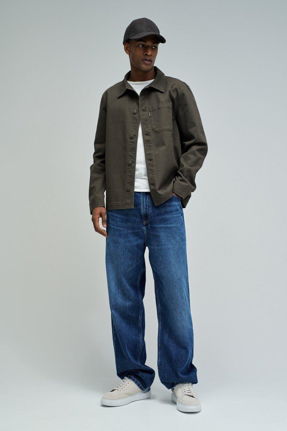 Loose Fit Jeans, Navy, medium