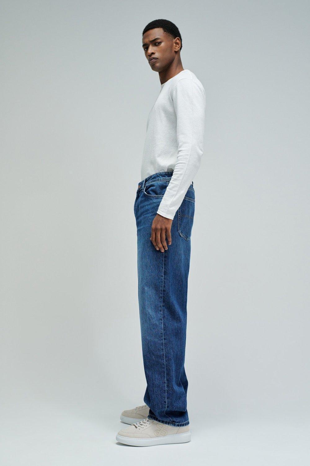 Loose Fit Jeans, Navy, large image number 2