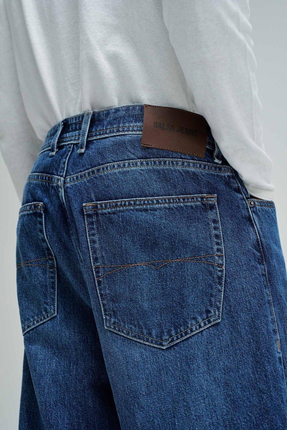 Loose Fit Jeans, Navy, large image number 4