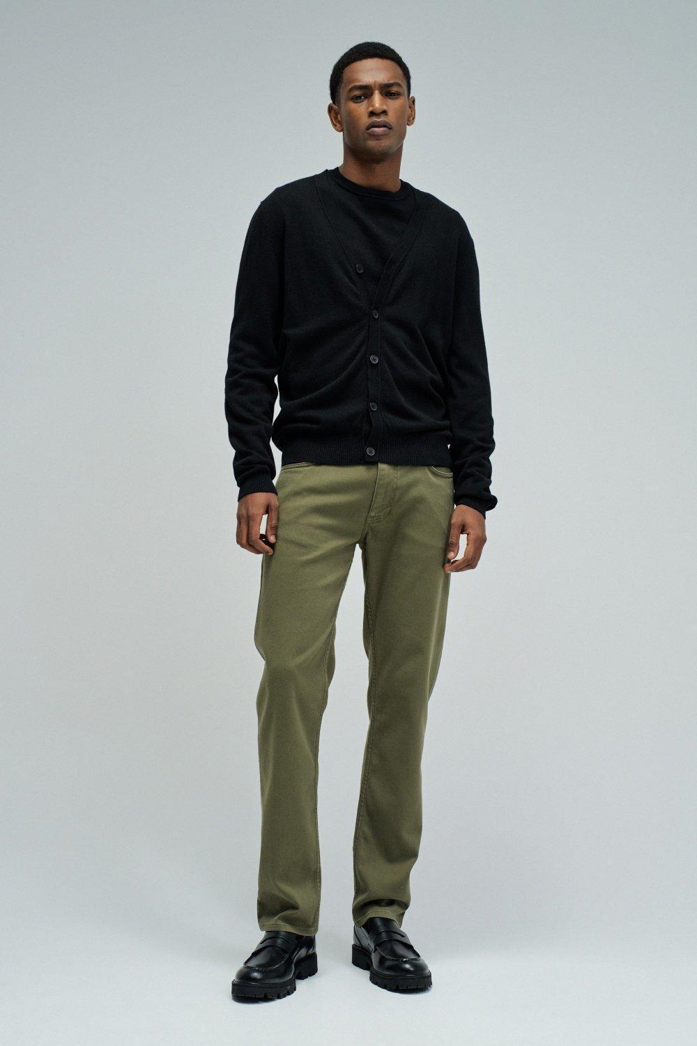 Regular Fit S-Activ Trousers, Green, large image number 1
