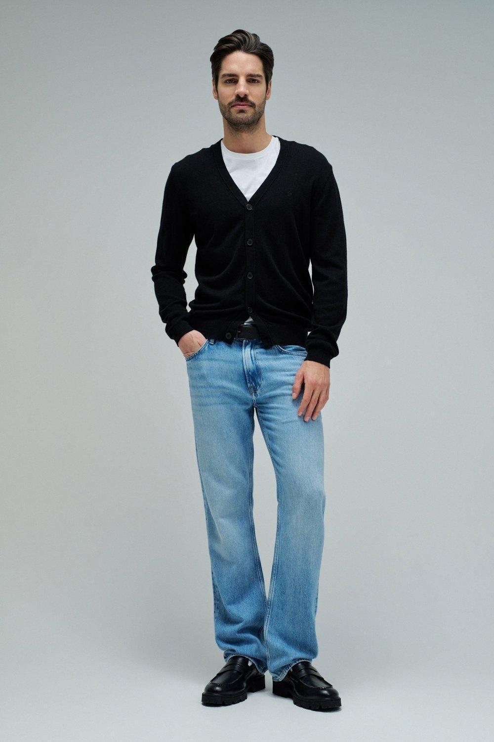 Straight Fit Jeans Air Blend, Blue, large image number 1