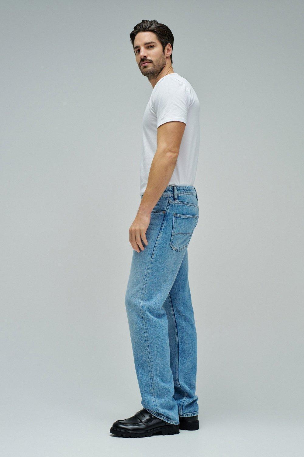 Straight Fit Jeans Air Blend, Blue, large image number 2
