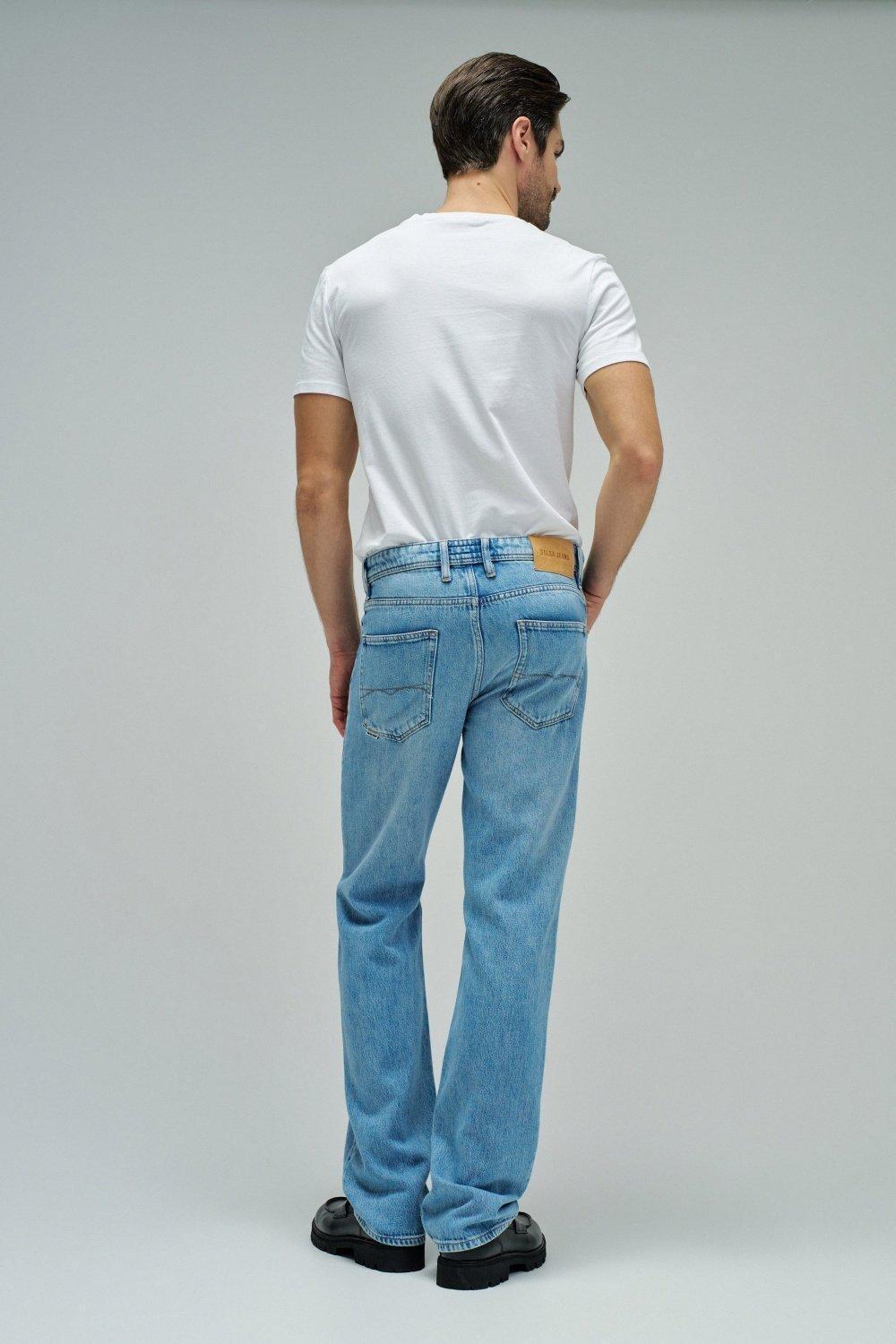 Straight Fit Jeans Air Blend, Blue, large image number 3