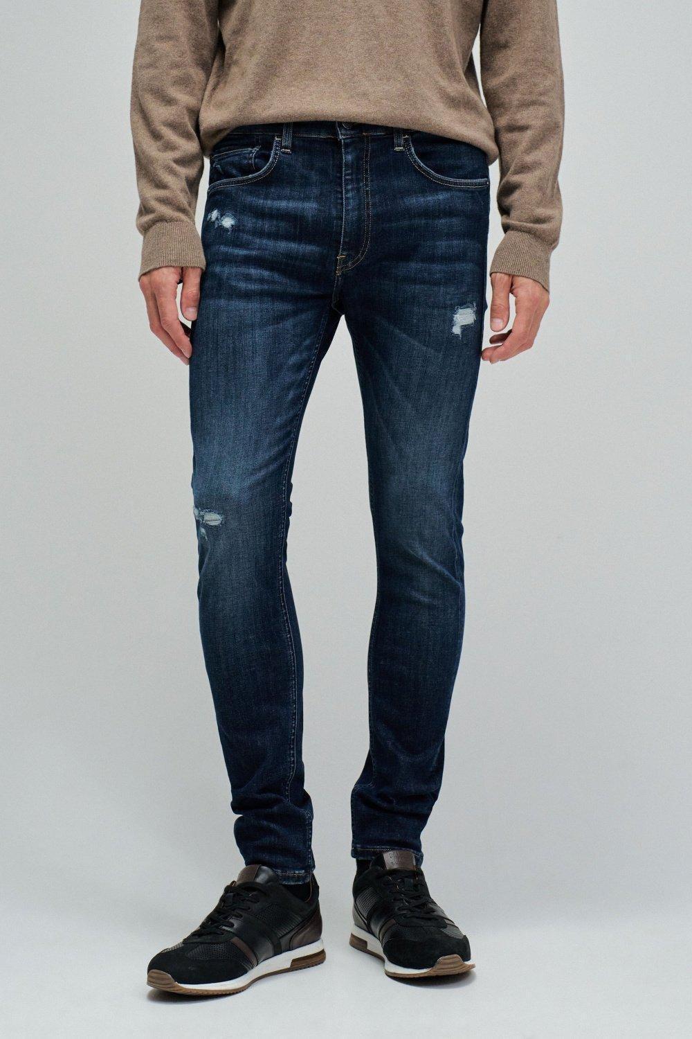 Skinny Fit Jeans, Navy, large image number 0