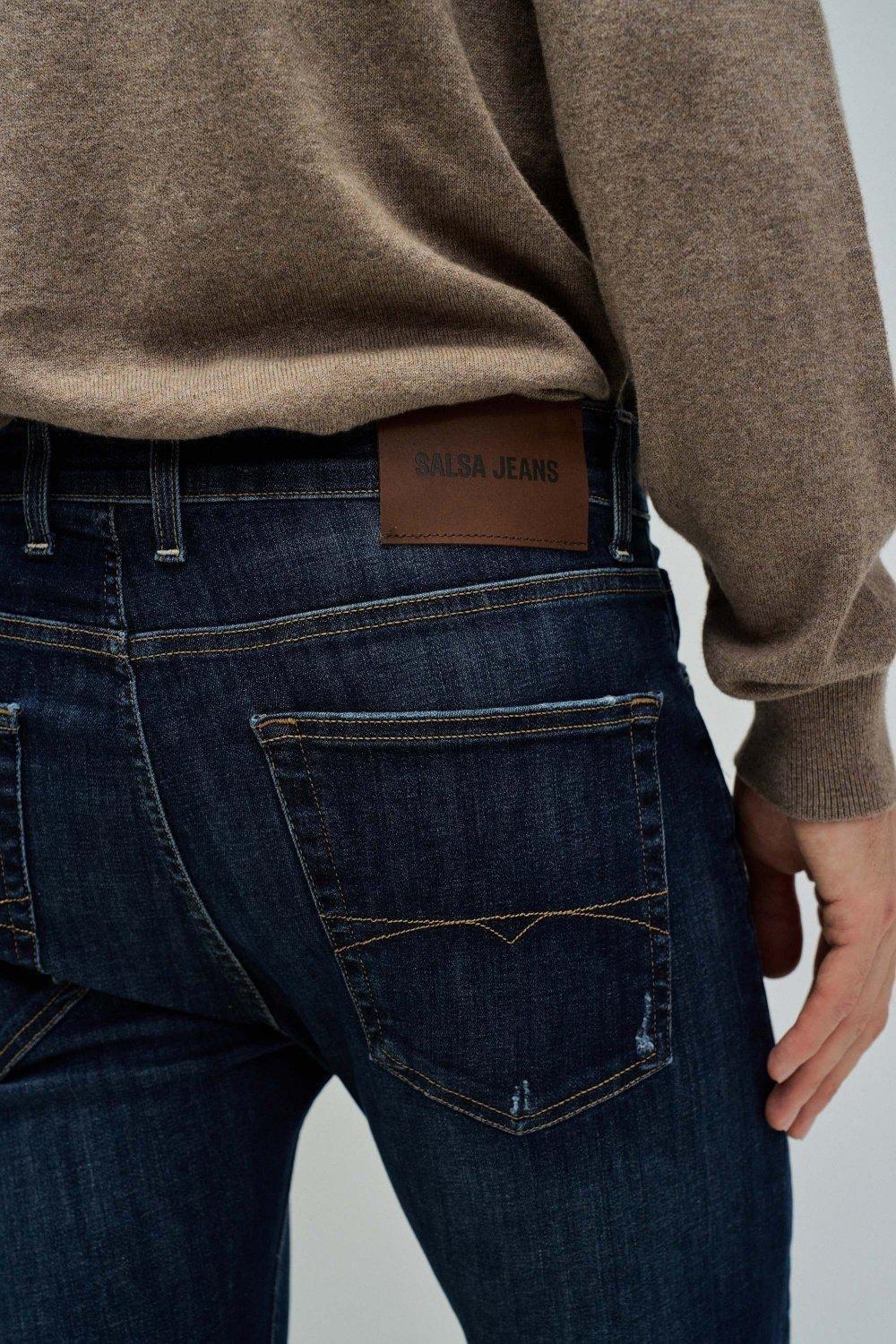 Skinny Fit Jeans, Navy, large image number 4