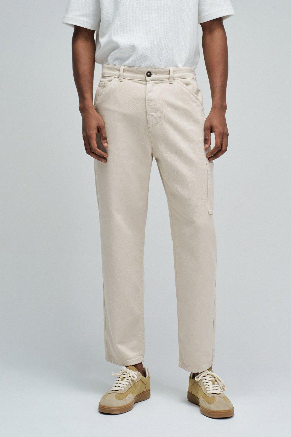 Relaxed Fit Trousers, Grey, large image number 0