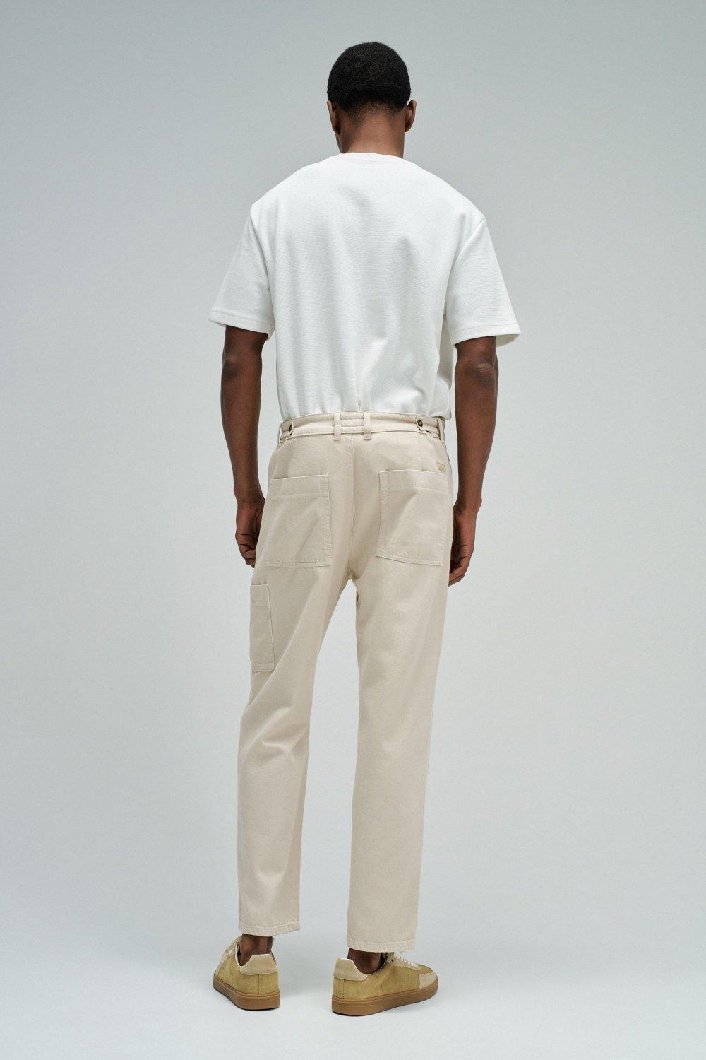 Relaxed Fit Trousers, Grey, large image number 3