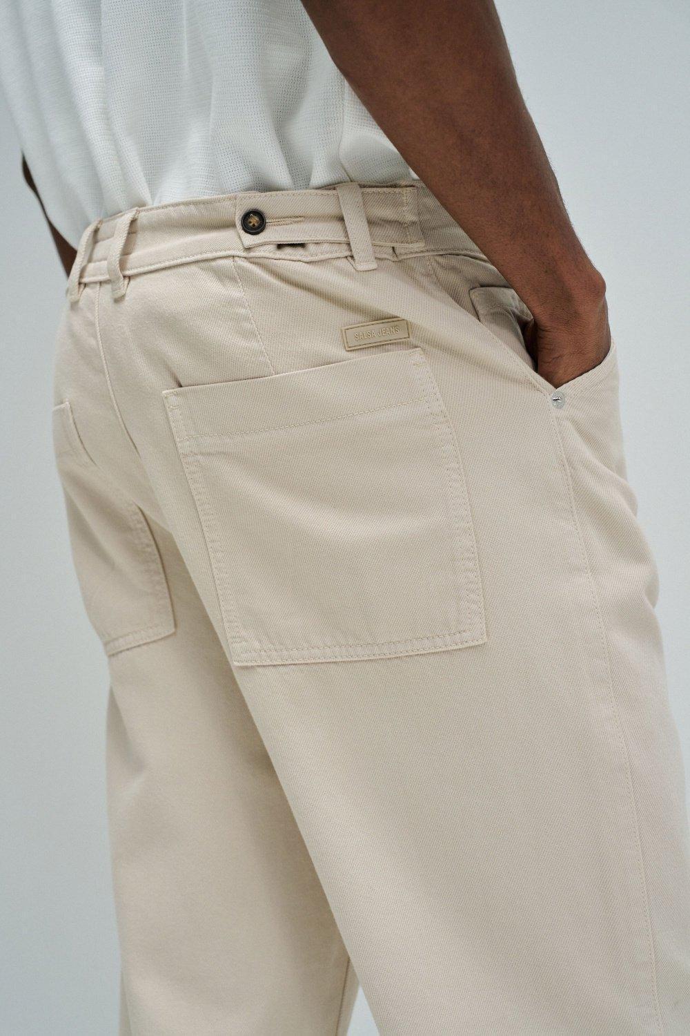 Relaxed Fit Trousers, Grey, large image number 4