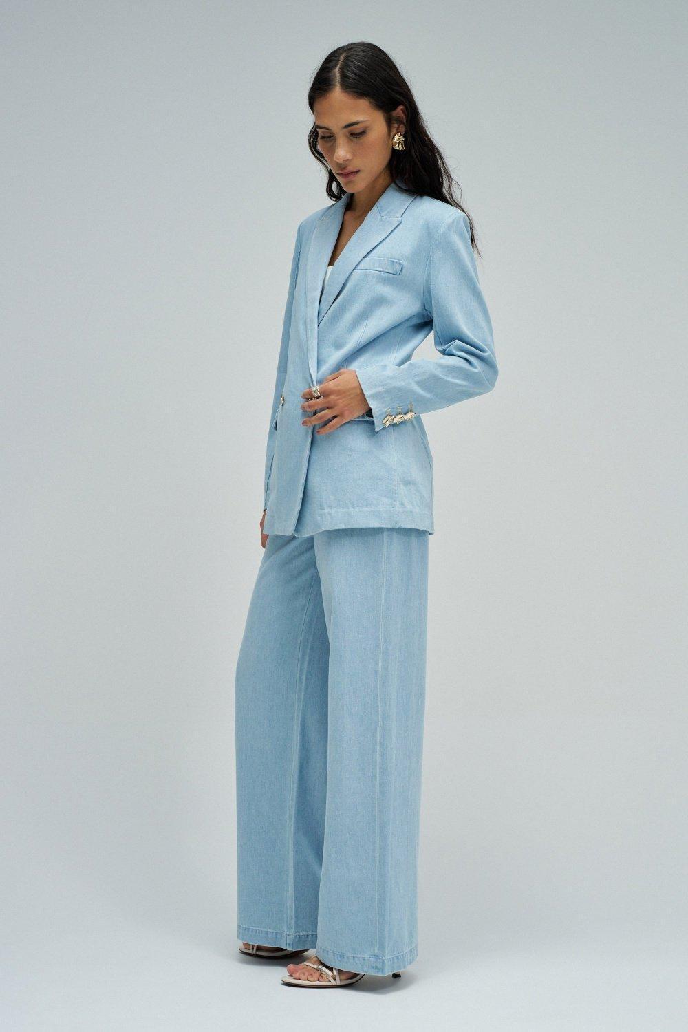 Blazer Light Denim, Blue, medium