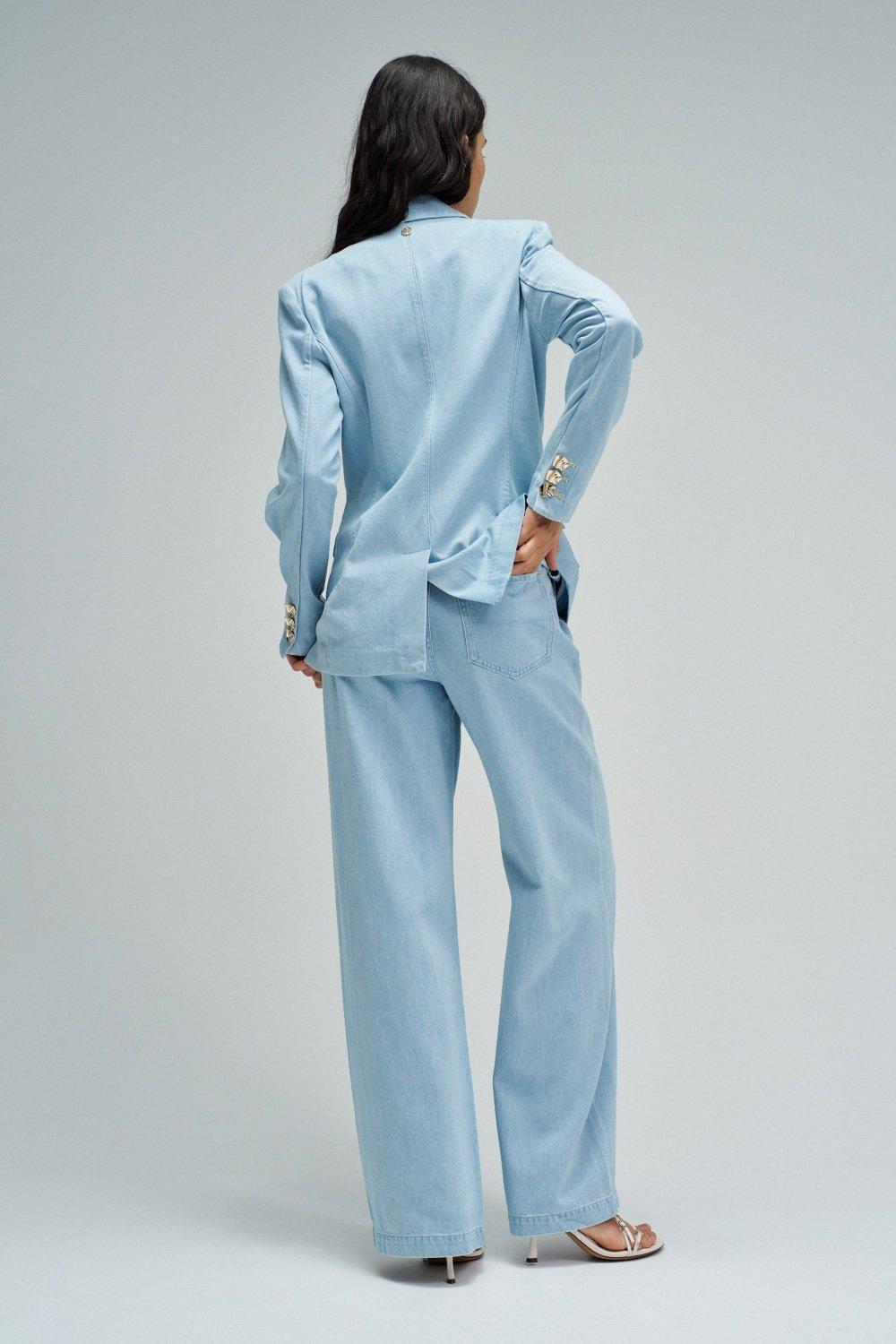 Lightdenim Blazer, Blue, large image number 3