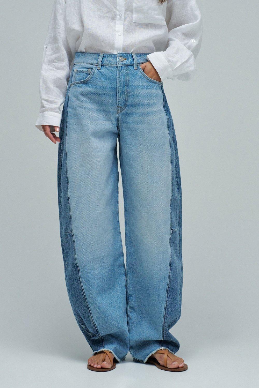 Barrel Jeans, Blue, medium