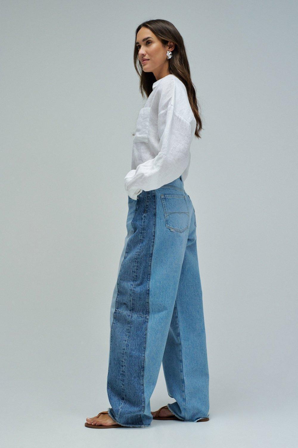 Barrel Jeans, Blue, medium