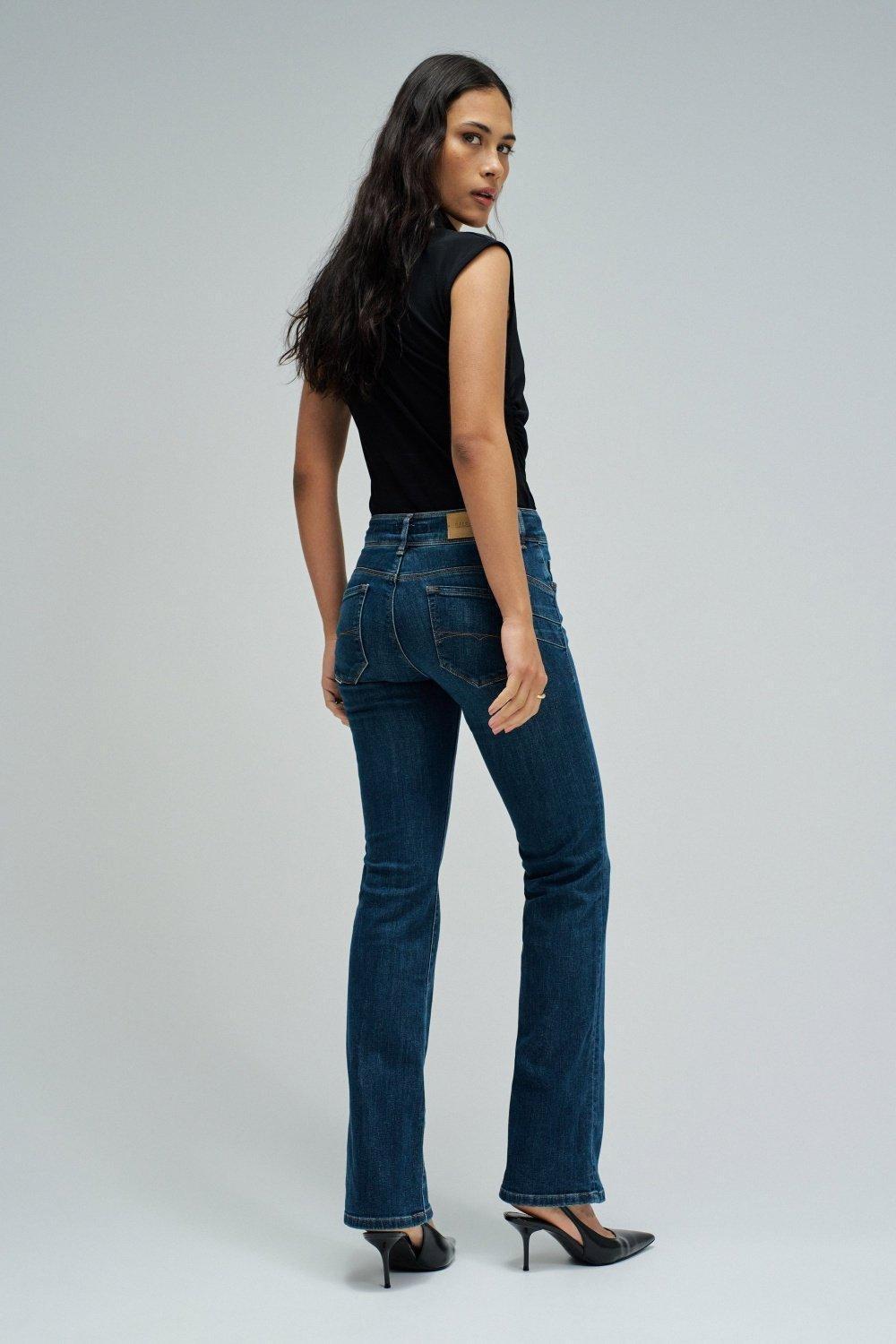 Secret Push In Bootcut Jeans, Blue, large image number 3