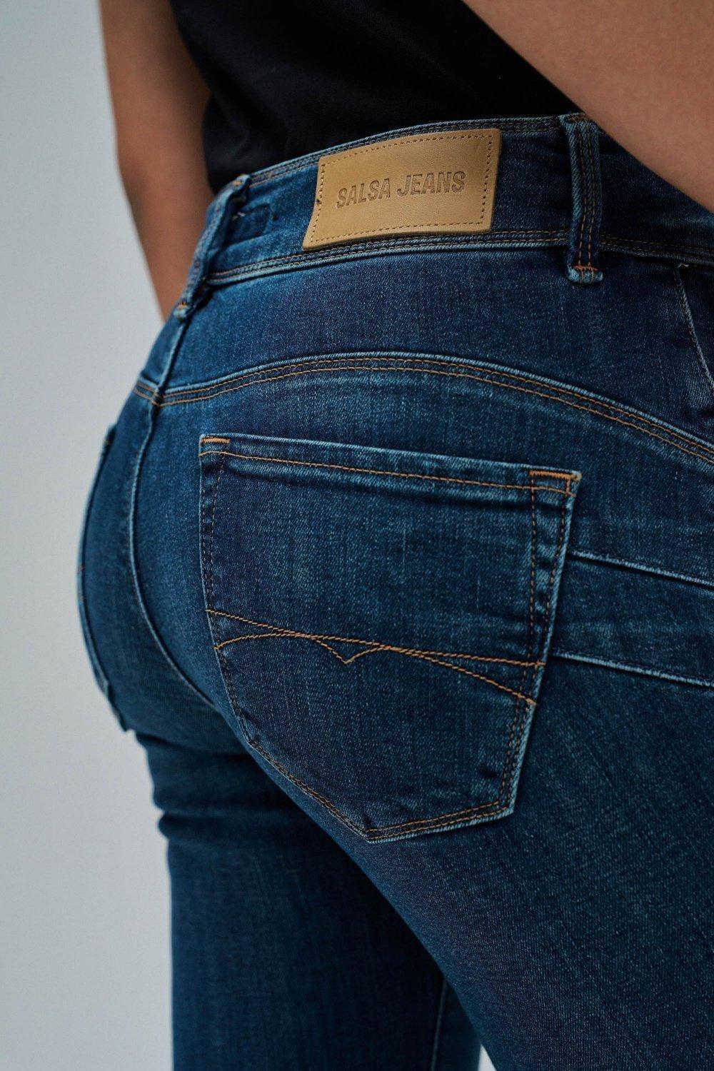Secret Push In Bootcut Jeans, Blue, large image number 4