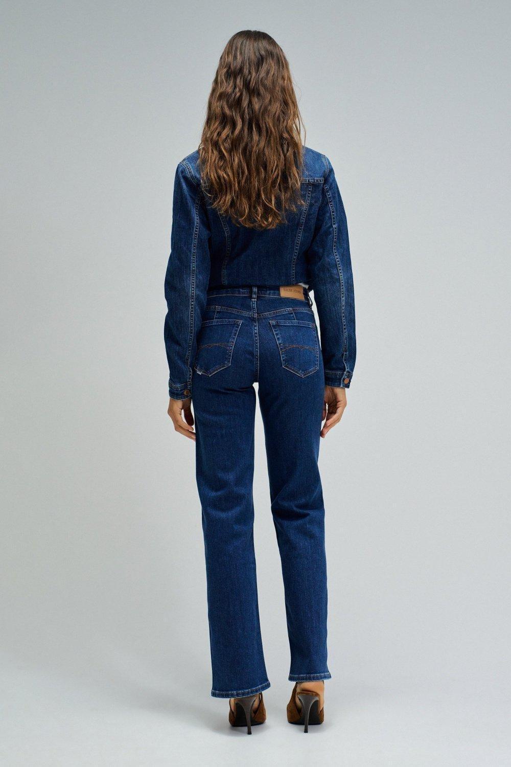 True Straight Jeans, Navy, large image number 3