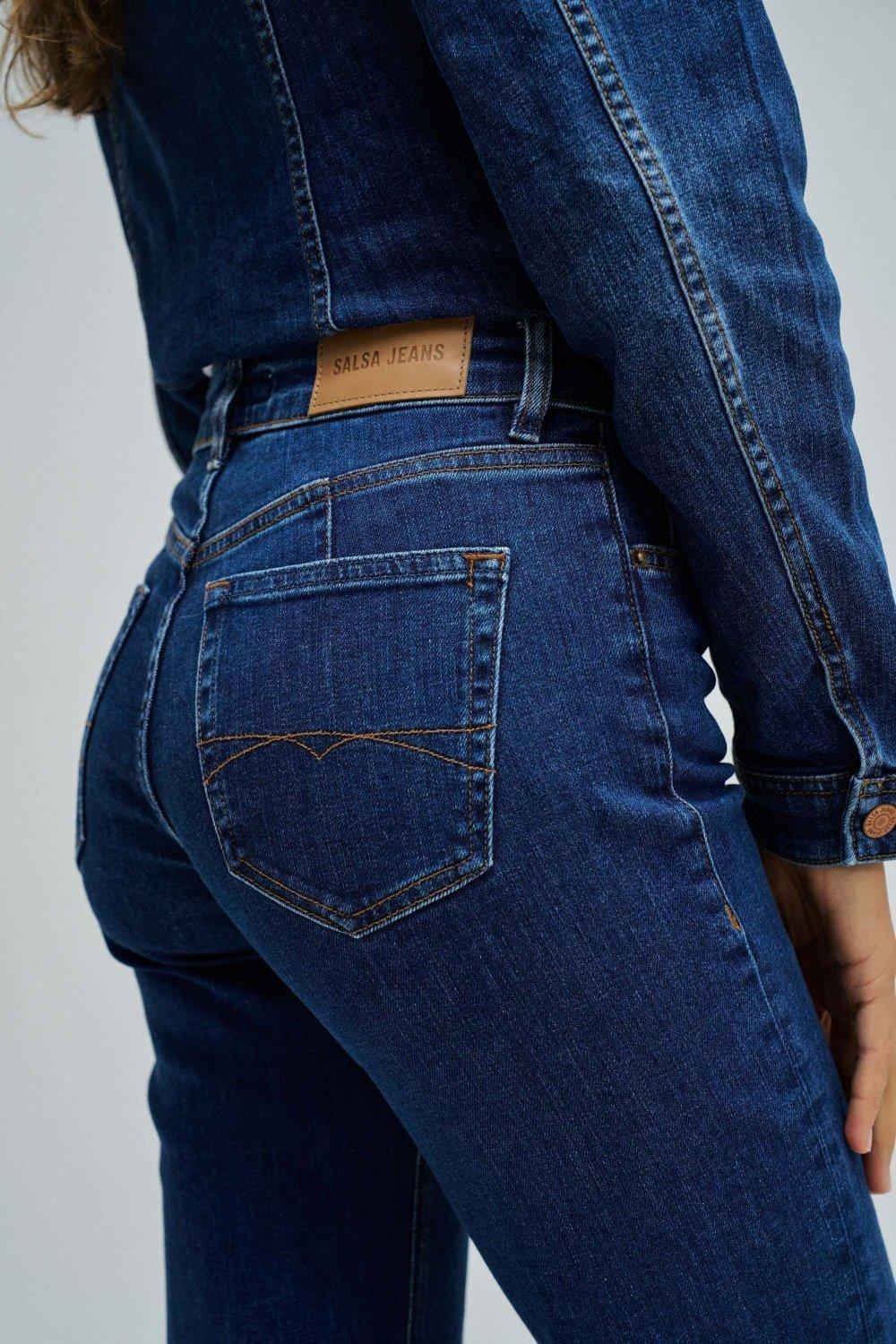 True Straight Jeans, Navy, large image number 4