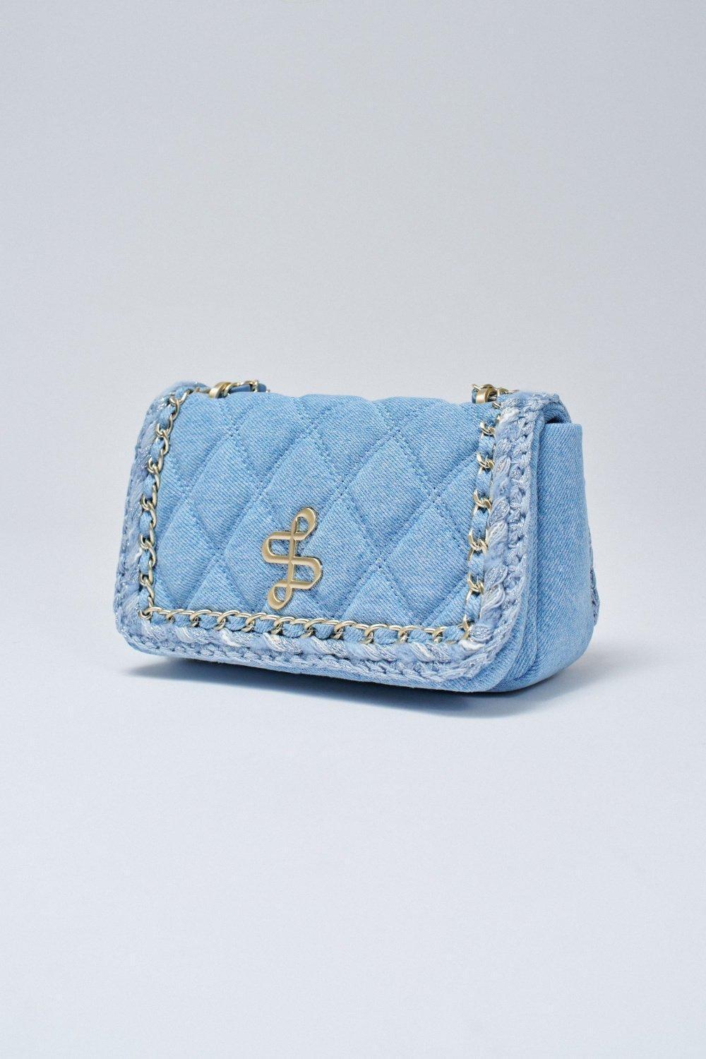 Padded Denim Bag, , large image number 2