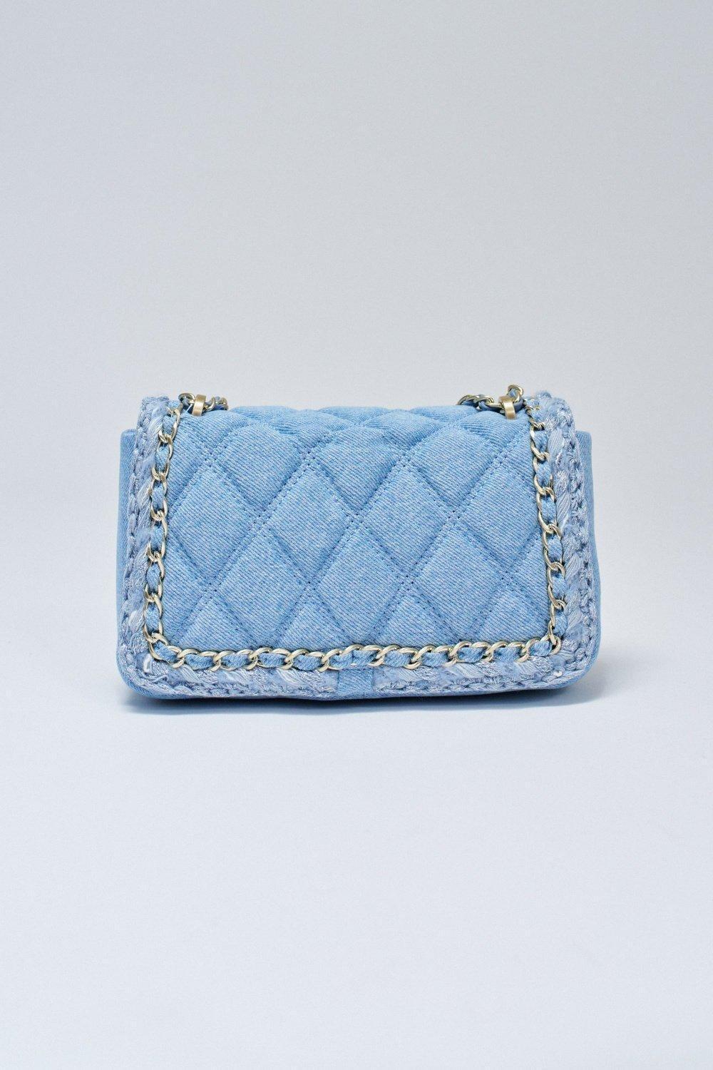 Padded Denim Bag, , large image number 3