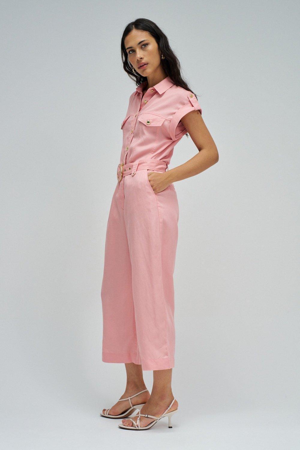 Lightdenim Overall, Pink, medium